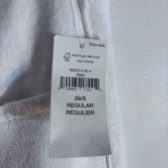 GAP Sz 29 Cigarette High Waist White Jeans NEW WITH TAGS - Picture 7 of 16